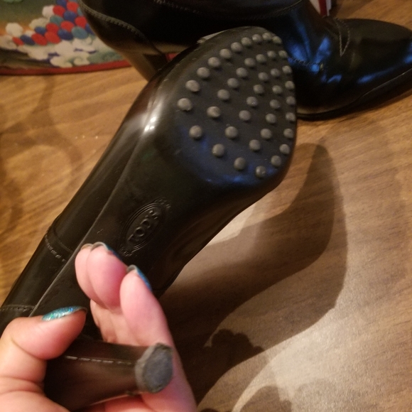 New TOD'S patent sock booties sz 8 - Picture 7 of 16